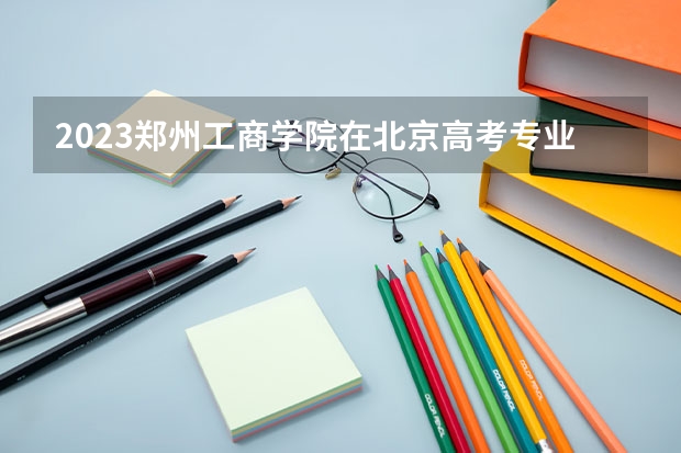 2023郑州工商学院在北京高考专业招生计划人数(2024参考)