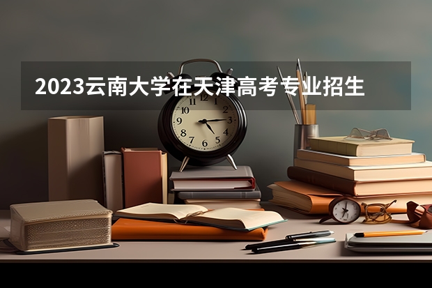 2023云南大学在天津高考专业招生计划人数(2024参考)