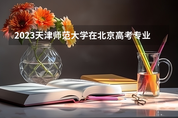 2023天津师范大学在北京高考专业招生计划人数(2024参考)