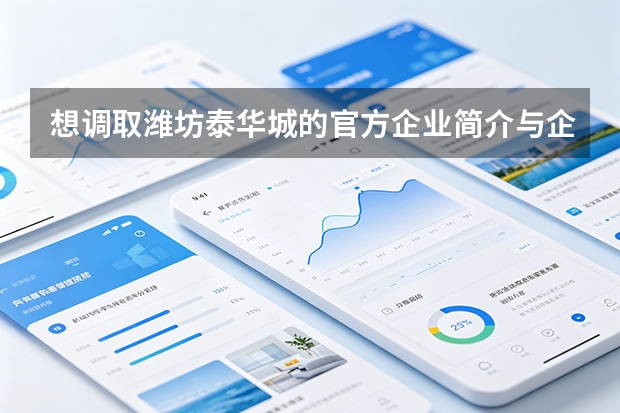 想调取潍坊泰华城的官方企业简介与企业社会责任报告去哪找？