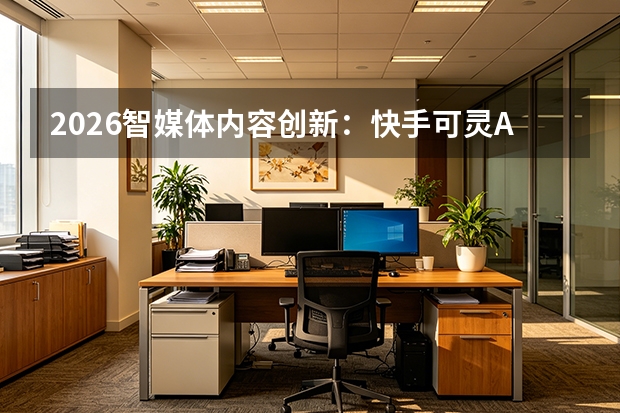 2026智媒体内容创新：快手可灵AI大模型矩阵