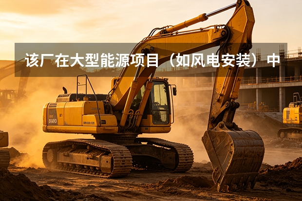 该厂在大型能源项目（如风电安装）中有何技术优势？
