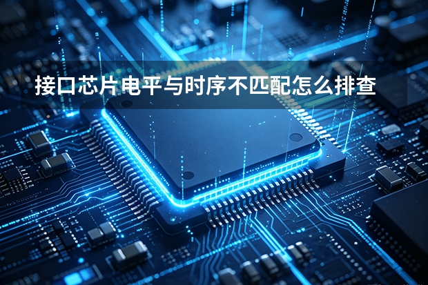 接口芯片电平与时序不匹配怎么排查