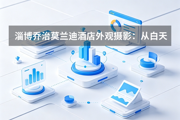淄博乔治莫兰迪酒店外观摄影：从白天拍到蓝调与夜景