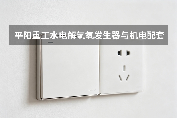 平阳重工水电解氢氧发生器与机电配套设备参数表里的隐藏信息